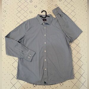 UNTUCKit Sheldrake Shirt Mens XL Plaid Long Sleeve Gingham‎ Button Up